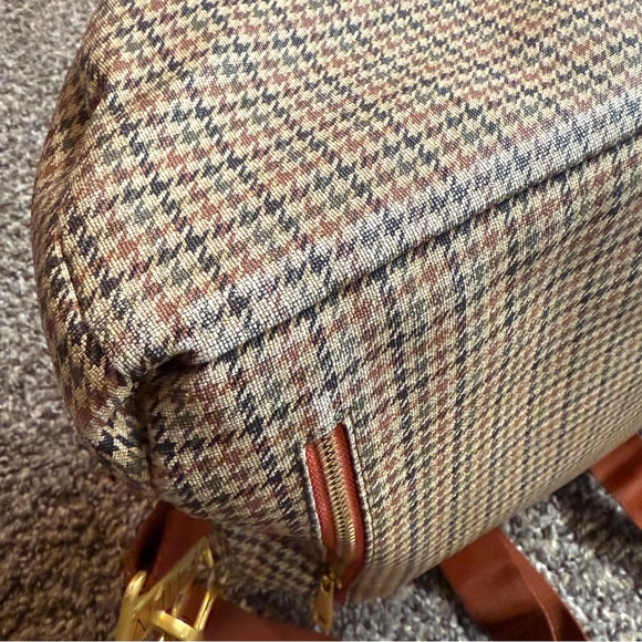 Fawn design Plaid original size convertible backpack diaper bag - Picture 4 of 14